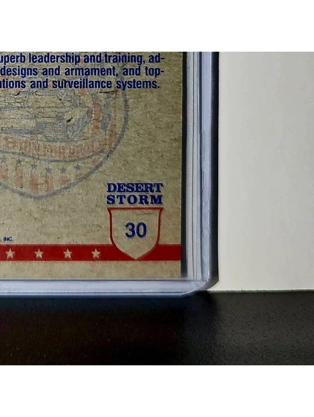 Wild Blue Yonder 1991 Topps Desert Storm #30 Card
